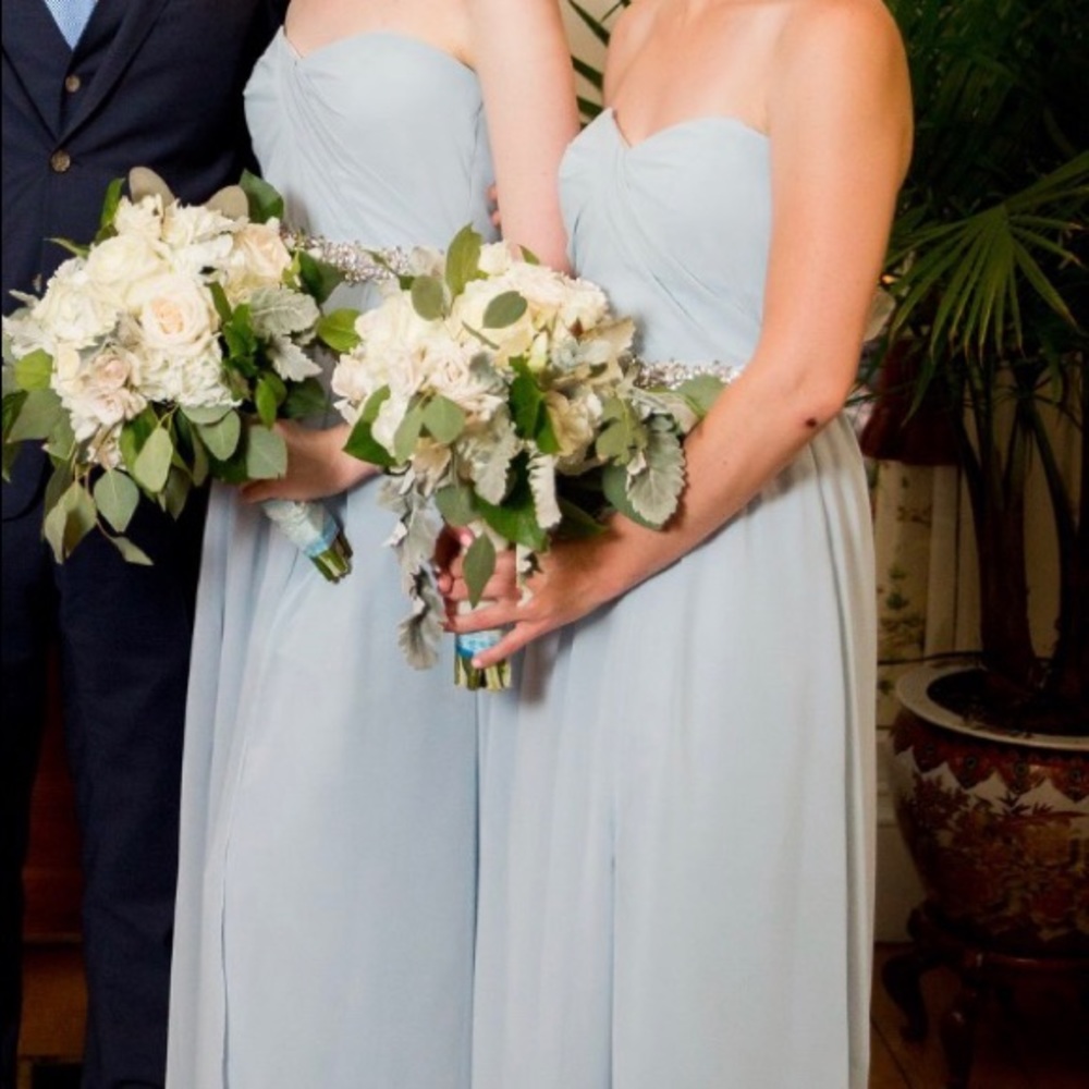 Strapless Gown in Mist - Picture 8 of 8